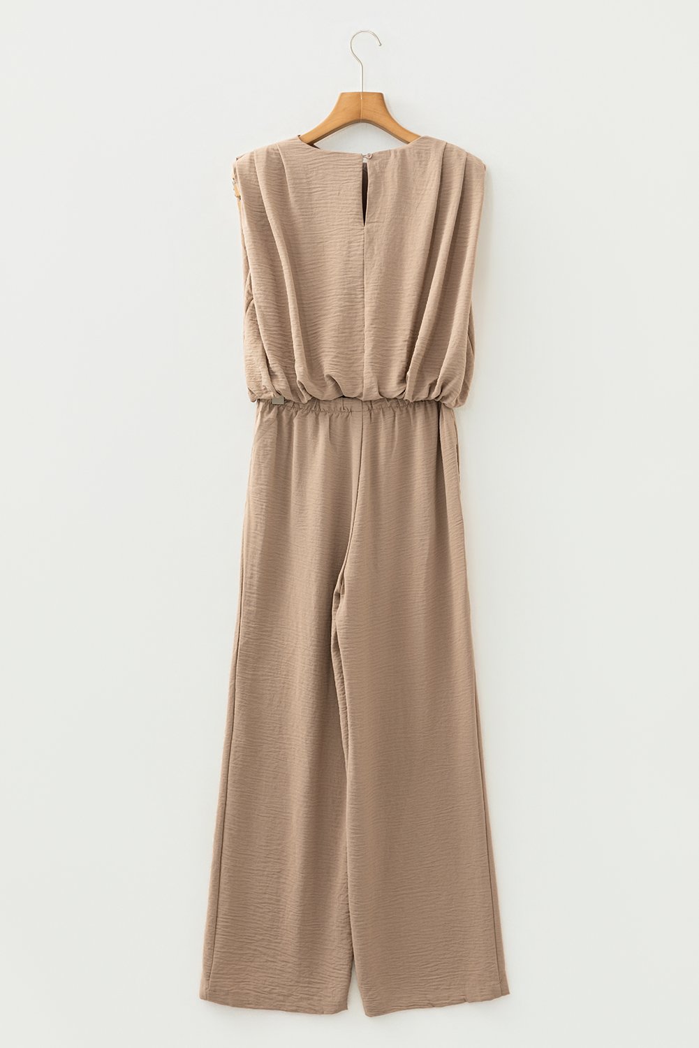 96165806-264a955642756d06.jpg pale khaki solid color keyhole puffy tank drawstring loose pants 2pcs outfit