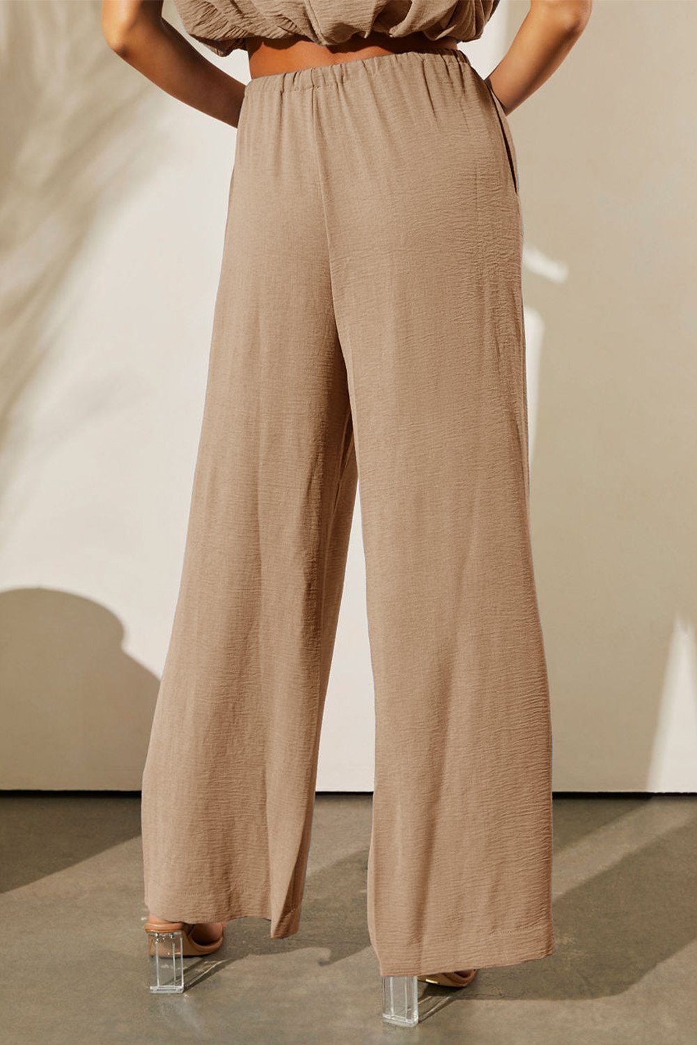 96165804-981ccb69083456be.jpg pale khaki solid color keyhole puffy tank drawstring loose pants 2pcs outfit