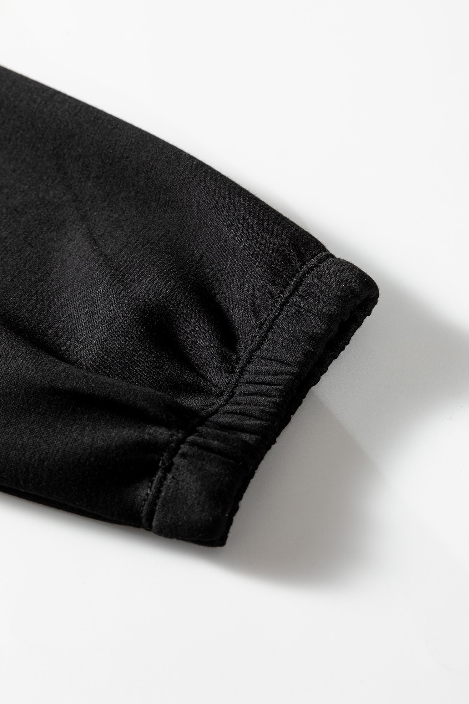 96211686-a3650e283a4f2dbb.jpg black leopard contrast drawstring hood drop shoulder loose top