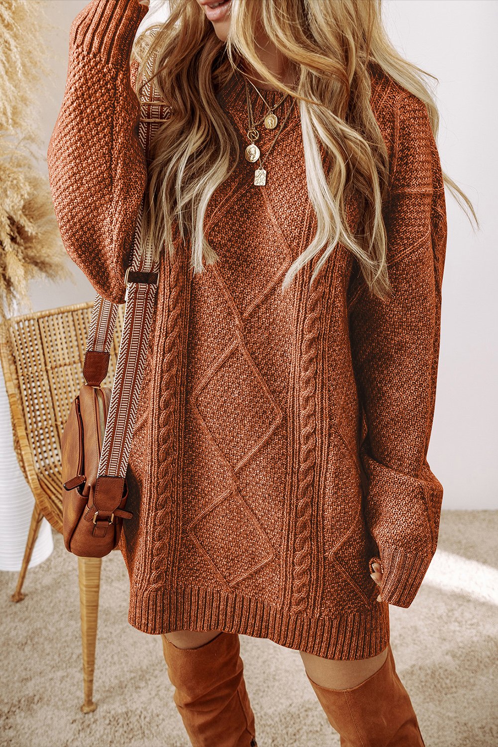 94301022-f47f98763ee10a54.jpg parchment cable knit drop shoulder loose fit sweater dress