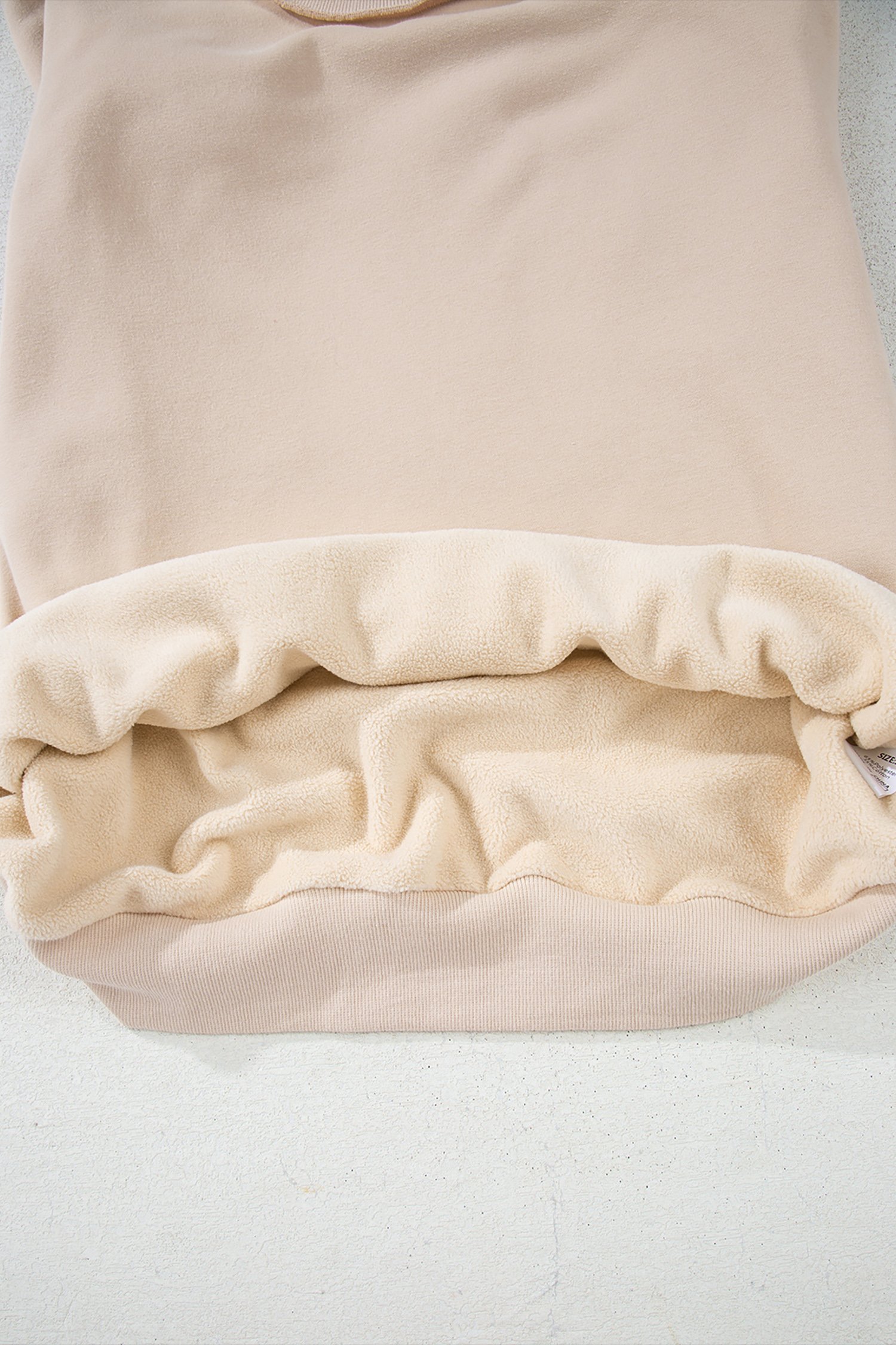 95944490-f56205ede3fdcbae.jpg apricot oversize drop shoulder reversible mock neck sweatshirt