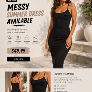 messy summer dress